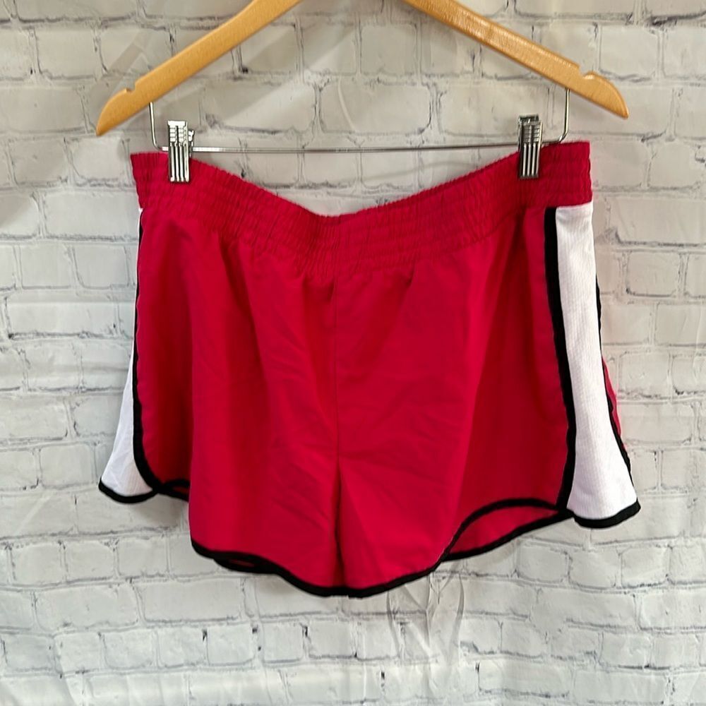 TEK Gear Red Lined Running Shorts Moisture-Wicking Activewear Women’s Size XL